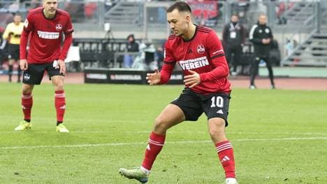 Julian Justvan nach seinem verschossenem Elfmeter