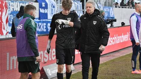 Johannes Schenk sah die Rote Karte
