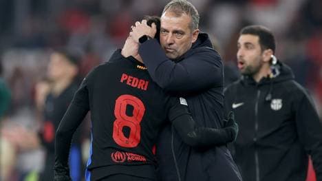 Hansi Flick lobte seine Mannschaft - vor allem Pedri