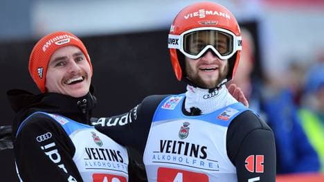 Markus Eisenbichler und Richard Freitag feierten ihr Comeback im DSV-Team