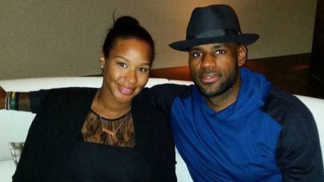 Unzertrennlich: LeBron James und seine Traumfrau