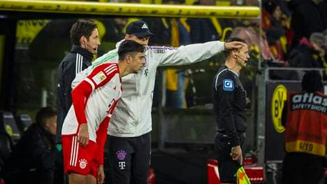 Thomas Tuchel und Aleksandar Pavlovic