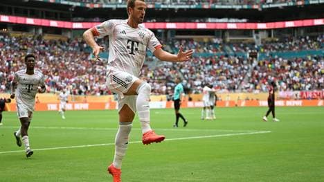 Harry Kane feiert seinen Treffer gegen Flamengo