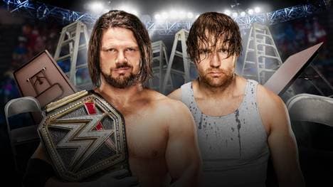 World Champion AJ Styles (l.) trifft bei WWE TLC 2016 auf Dean Ambrose