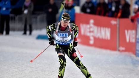 Marie Dorin-Habert holte bei den Olympischen Spielen 2010 Silber in der Staffel
