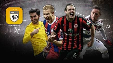 Für diese vier Stars kommt der Bundesliga-Auftakt zu früh: Nuri Sahin (l.), Holger Badstuber (2.v.l.), Alex Meier (2.v.r.) und Franck Ribery