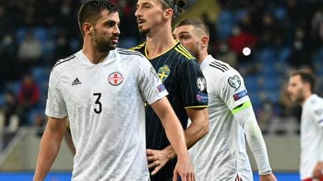Georgien gewinnt überraschend mit 2:0 gegen Schweden