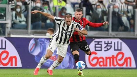 Ante Rebic (r.) markierte den Ausgleich für Milan