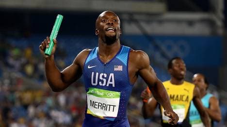 Lashawn Merritt hatte bereits über 400 Meter Bronze gewonnen