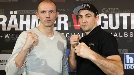 Jürgen Brähmer (l.) stellt sich beim WBA-Titelkampf am Samstag auf einen Eduard Gutknecht in Bestform ein