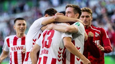 Der 1. FC Köln feiert das Remis