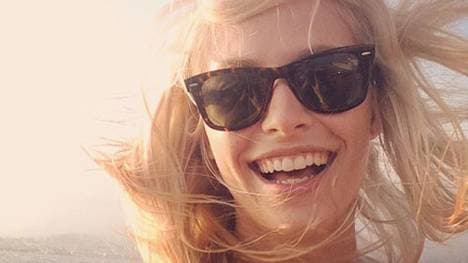 Schon immer sportbegeistert: Sami Khedira-Freundin Lena Gercke.