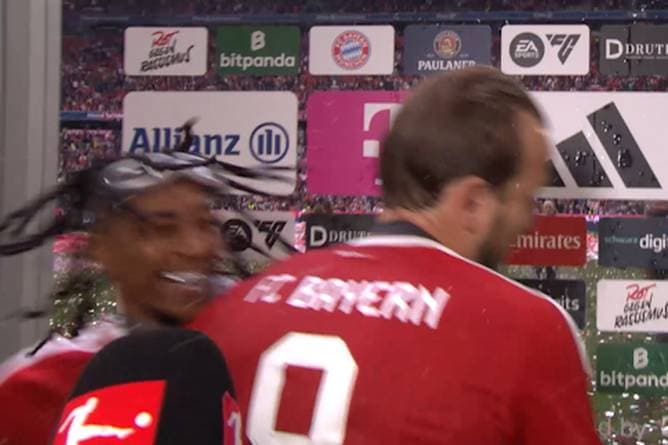 Olise und Co. crashen Kanes Meister-Interview