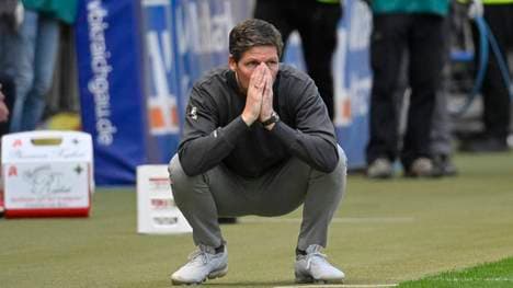 Oliver Glasner musste gegen Hoffenheim auf die Tribüne