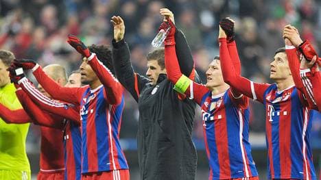 FC Bayern München-Jubel-Gegen ZSKA Moskau