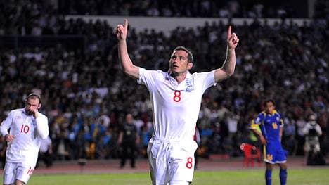 Frank Lampard war bei der WM in Brasilien nur noch Ersatzspieler