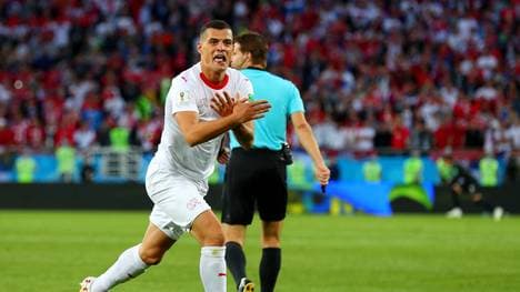 Granit Xhaka jubelte gegen Serbien mit einer umstrittenen Geste