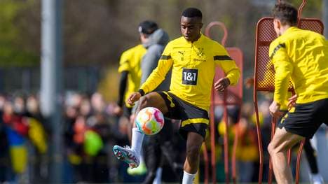 Youssoufa Moukoko war schon wieder beim BVB-Auftakt dabei