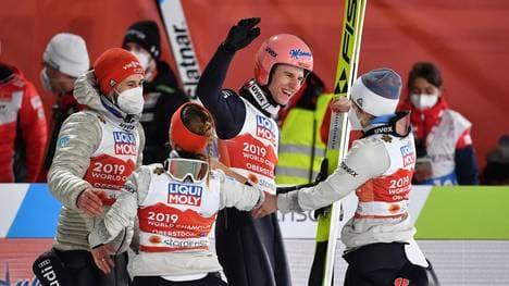 Das deutsche Mixed-Team kann sein Glück kaum fassen