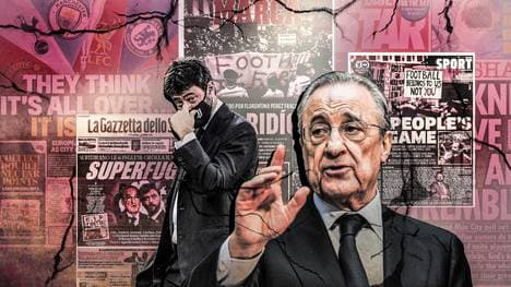 Florentino Perez und Andrea Agnelli sind die großen Verlierer der geplatzten Super League
