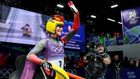 Julia Taubitz gewinnt Gold im Rodeln bei den Olympischen Winterspielen