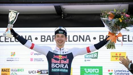 Primoz Roglic nach dem Gewinn der Katalonien-Rundfahrt