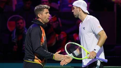 Michael Kohlmann (l.) und Jan-Lennard Struff