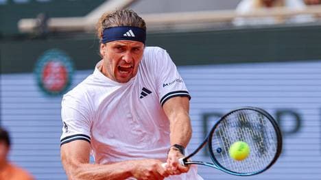 Alexander Zverev bei den French Open