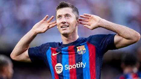Robert Lewandowski liefert bei Barca gleich ab