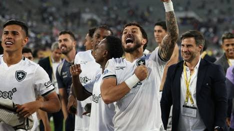 Die Spieler von Botafogo feiern