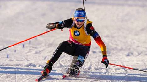 Franziska Preuß sicherte sich einen wichtigen Sieg im Kampf um den Gesamtweltcup