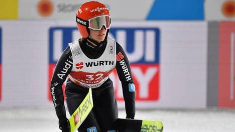 Auch Katharina Althaus verfehlte eine WM-Medaille klar