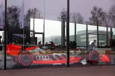 Holpriger F1-Start für Audi bei Geheimtest