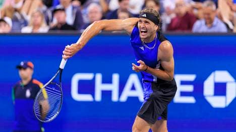 Alexander Zverev steht bei den US Open im Viertelfinale