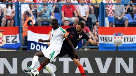 Ante Rebic (r.) spielte für Kroatien von Beginn an