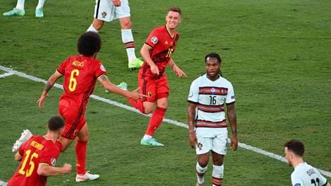 Thorgan Hazard markierte gegen Portugal sein zweites Turniertor