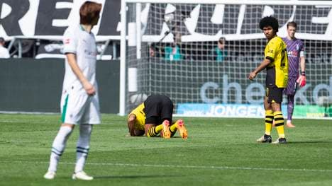 Sébastien Haller musst gegen Gladbach verletzt vom Platz