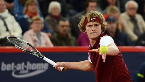 Alexander Zverev beim Turnier in Hamburg