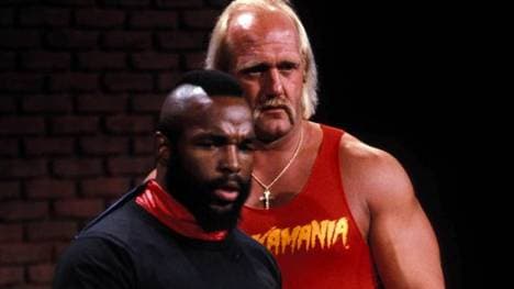 Hulk Hogan und TV-Star Mr. T waren die Protagonisten der ersten WrestleMania