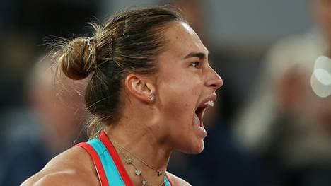 Im Finale: Aryna Sabalenka