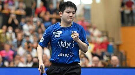 Fan Zhendong begeistert Tischtennisfans in  Deutschland