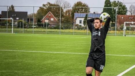 Jan Sindern auf dem Fußballplatz