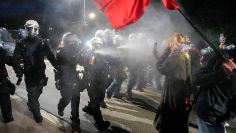 Vor dem Norwegen-Spiel kam es zu Protestaktionen