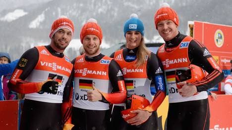 Natalie Geisenberger, Felix Loch, Tobias Wendl und Tobias Arlt setzten sich am Königssee durch