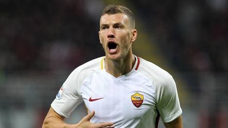 Edin Dzeko hat mit dem AS Rom bereits Champions League gespielt
