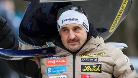 Georg Hackl beim Weltcup in Innsbruck im vergangenen Dezember