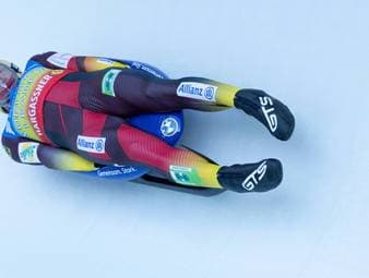 Rodeln: Loch mit Schadensbegrenzung - Langenhan Zweiter