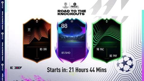 In FIFA 22 heißen die Road-To-The-Finals-Karten nun Road To The Knockouts