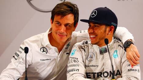 Toto Wolff und Lewis Hamilton