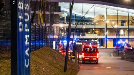 Feuer auf dem DFB-Campus